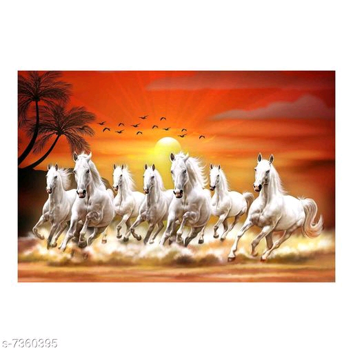 seven running horses wallpaper