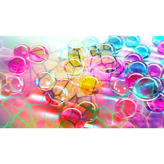 Colorful Bubbles Wallpaper