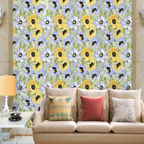 Decorative Sunflower Wallpaper