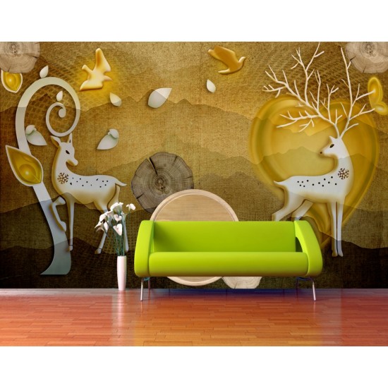 Deer Wallpaper for Kids Room