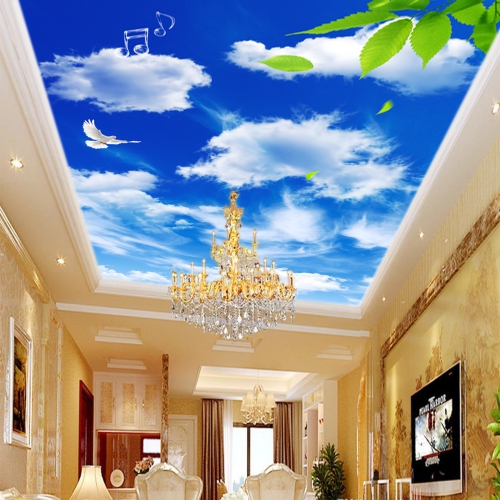 PVC Ceiling Wallpaper, Size : 57 Sq ft, Color : Multicolour at Rs 1,700 /  Roll in Jaipur